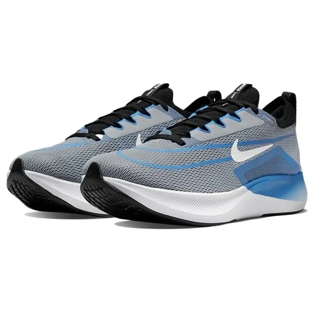 Nike Zoom Fly 4 Men's Size 10 Wolf Grey Blue Running Shoes CT2392 005  NEW